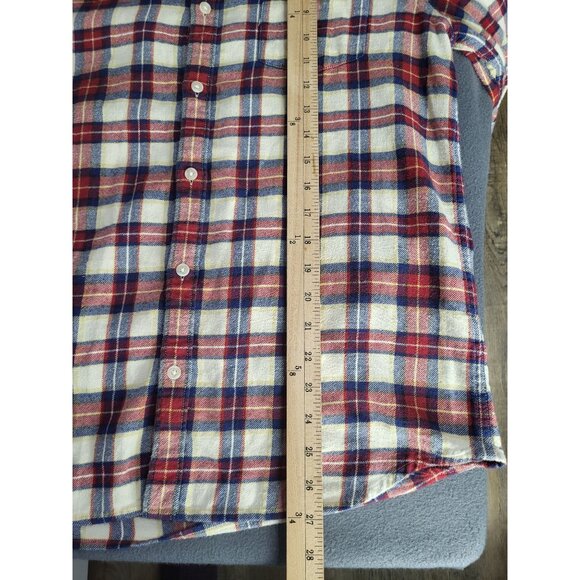 MARINE LAYER Men's M/L Plaid Flannel Button Up Shirt Lumberjack Preppy Warm - Picture 6 of 6